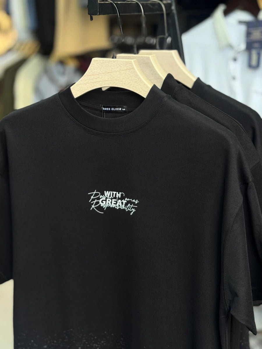 Spider Noir Oversized Tshirt