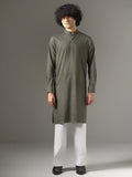 Deep Olive Premium Panjabi