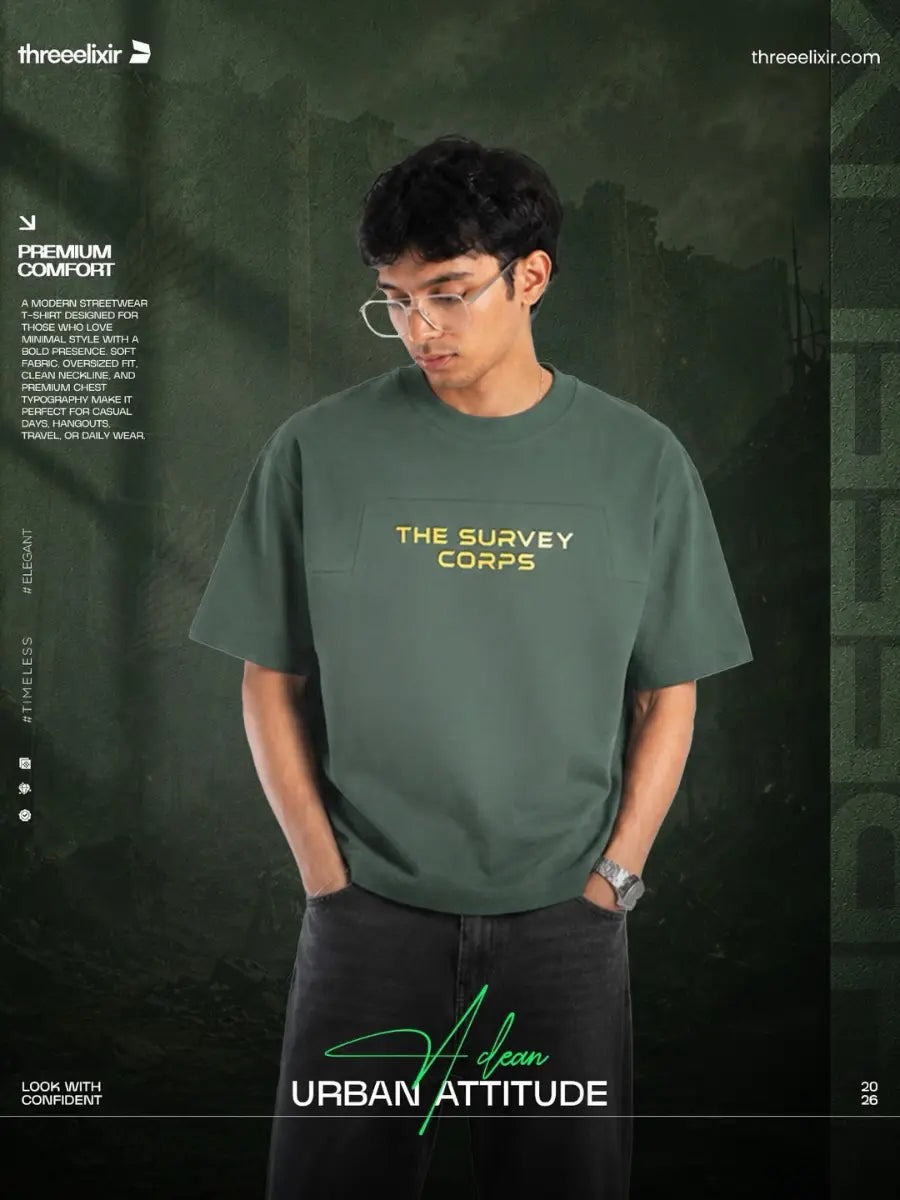 Survey Crops Oversized tshirt