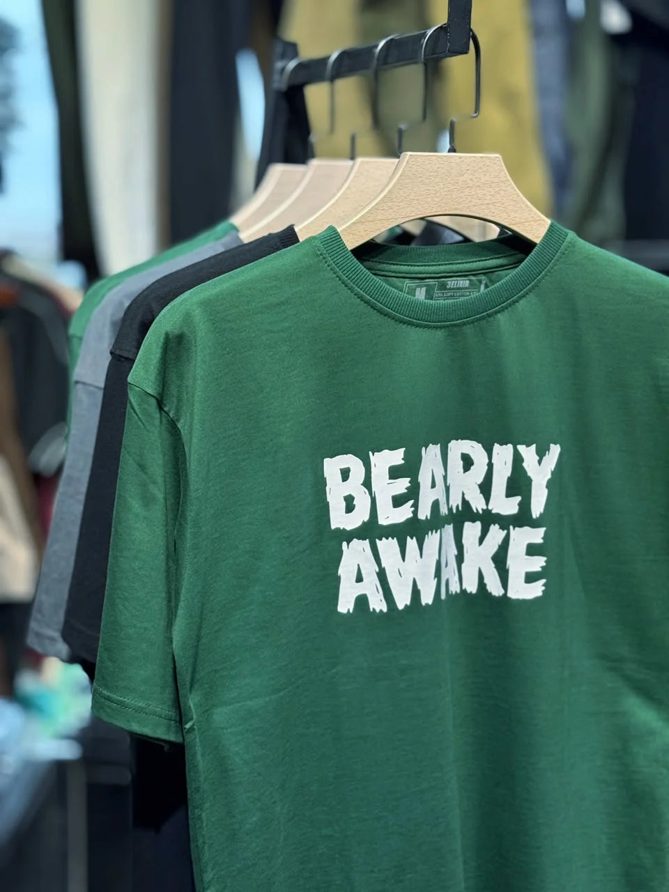 Bearly Awake Drop Shoulder