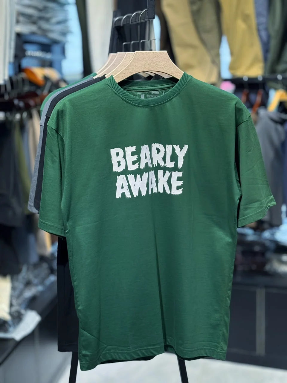 Bearly Awake Drop Shoulder
