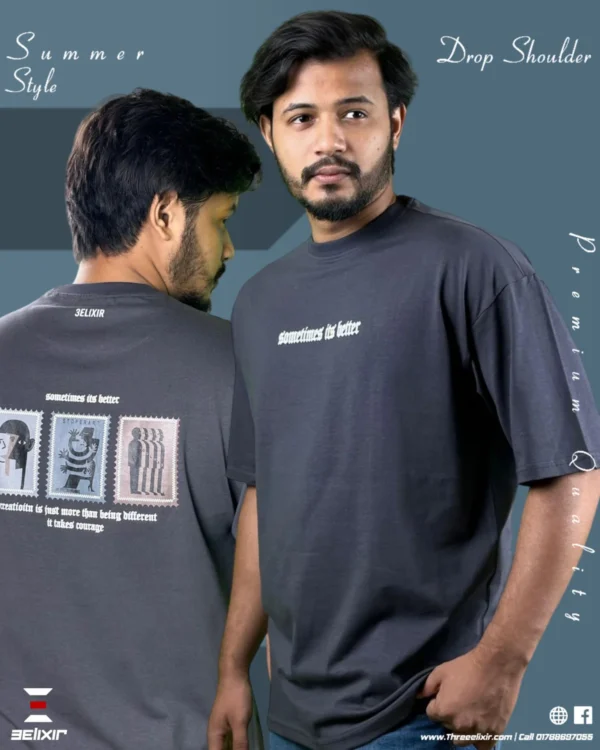 Elixir premium Drop shoulder t- shirt
