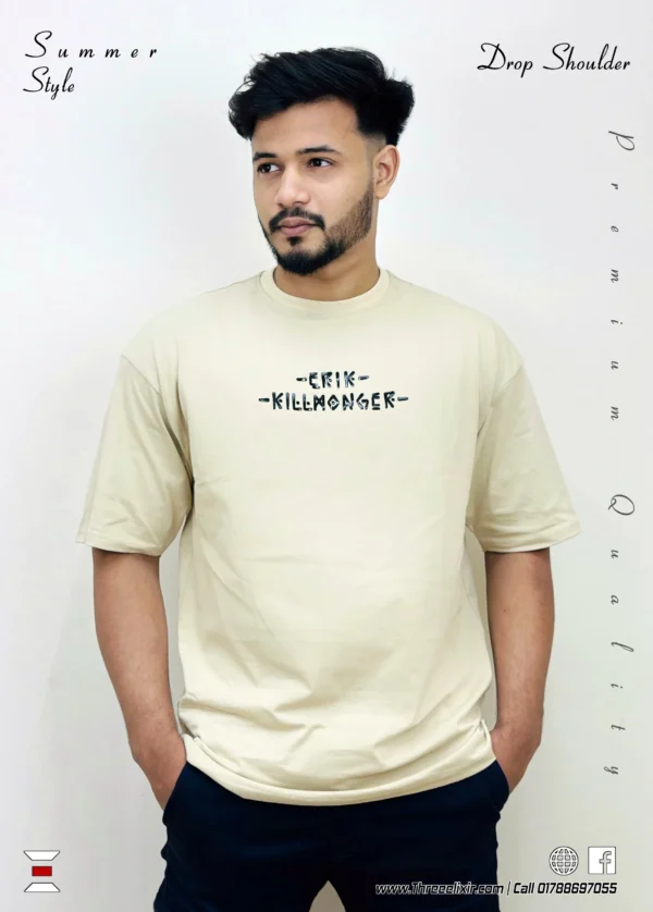Erik- killmonger drop shoulder T-shirt - Image 2