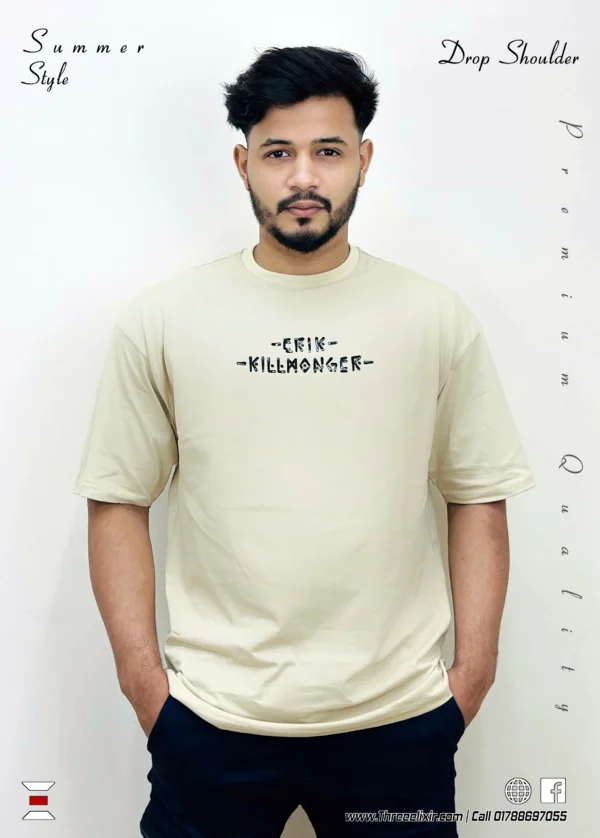 Erik- killmonger drop shoulder T-shirt
