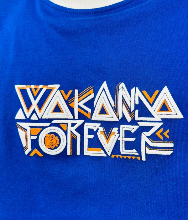 Wakanda-Royal Blue drop shoulder T-shirt - Image 3