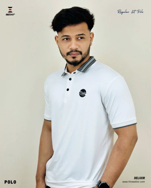 Elixir Butter white polo - Image 2