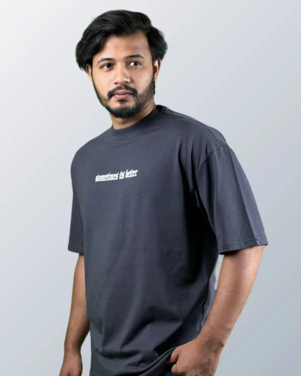 Sometimes is better- Drop Shoulder T-shirt - Image 2