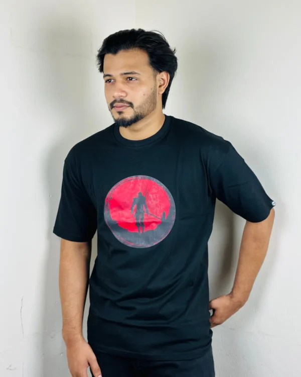 Witcher-Black drop shoulder T-shirt - Image 3