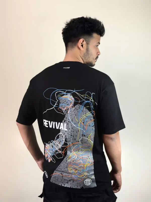 drop shoulder t-shirt from 3 elixir
