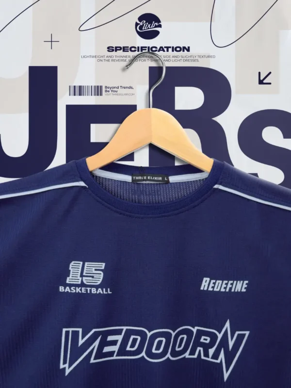 Navy Blue Summer Friendly T-shirt