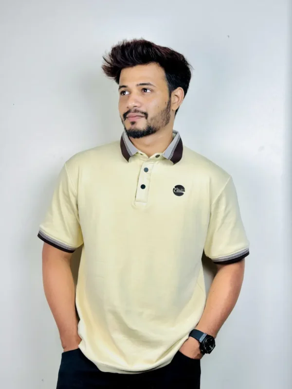 Oversized POLO Beige Color - Image 2
