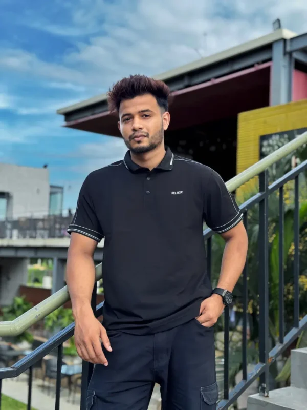 Elixir-Black polo - Image 4