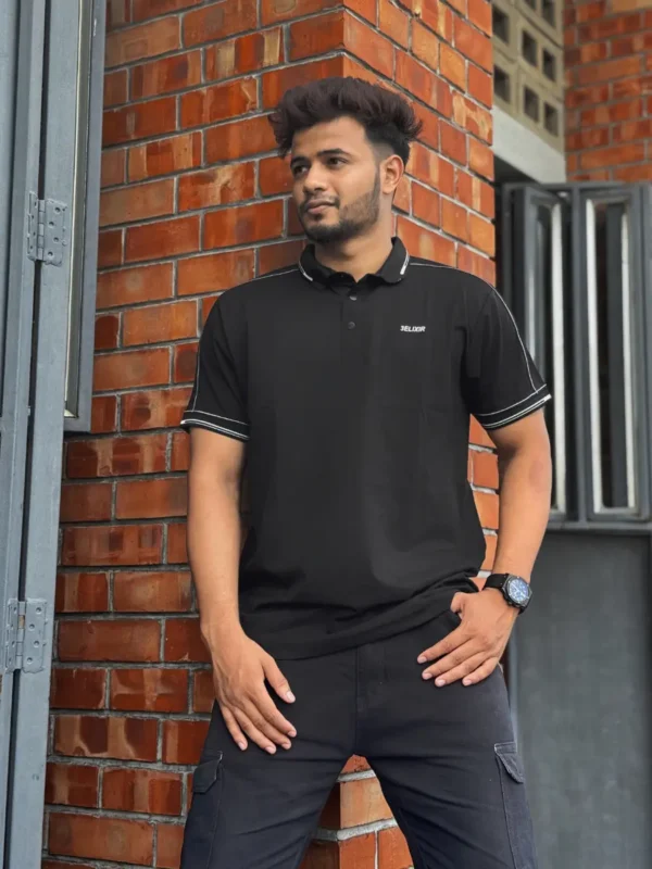 Elixir-Black polo - Image 5