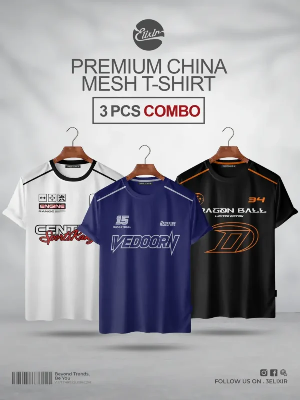 Summer Friendly 3 Pcs T- shirt Combo