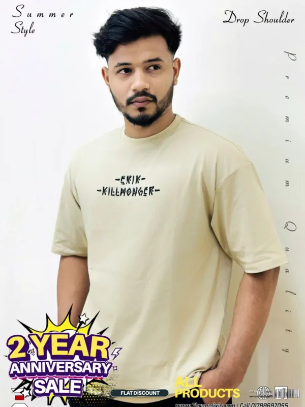 Erik- killmonger drop shoulder T-shirt