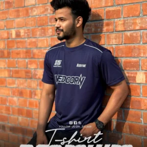 Navy Blue Summer Friendly T-shirt