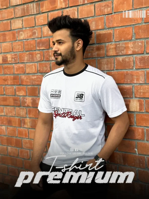 White Summer Friendly T-shirt