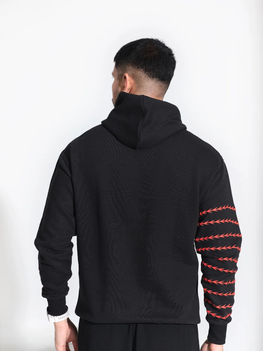 Jouzu Black Hoodie - Image 3